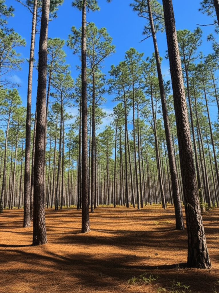 Pine forest in Florida